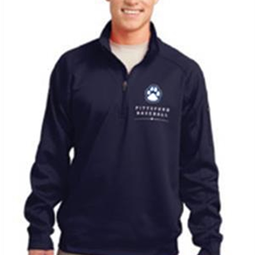 Pittsford Panthers Baseball Navy 1/4 Zip Fleece Pullover