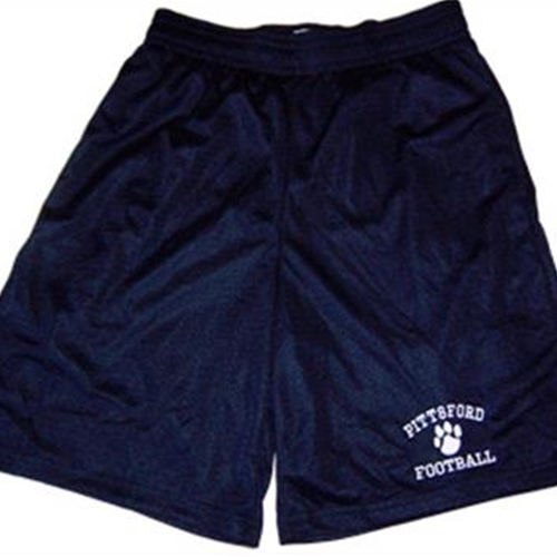 Pittsford Panthers Football Adult Navy Mesh Shorts