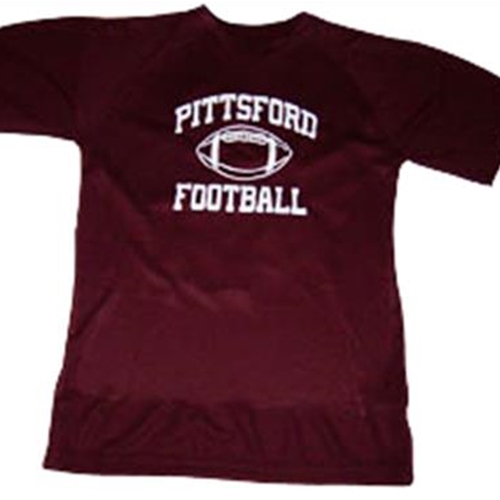 Pittsford Panthers Football Youth Maroon T-Shirt Printed