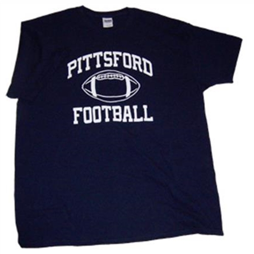 Pittsford Panthers Football Youth Navy 100% Cotton Tee