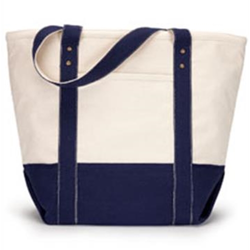 Pittsford Sutherland Baseball Navy Zippered Tote