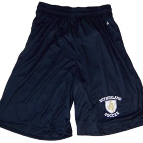 Pittsford Sutherland Soccer Adult B-Core Navy 10" Shorts with Pockets