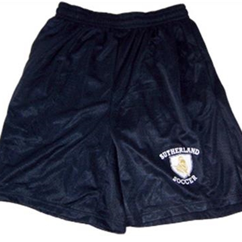 Pittsford Sutherland Soccer Adult Navy 9" Mesh Shorts with Pockets