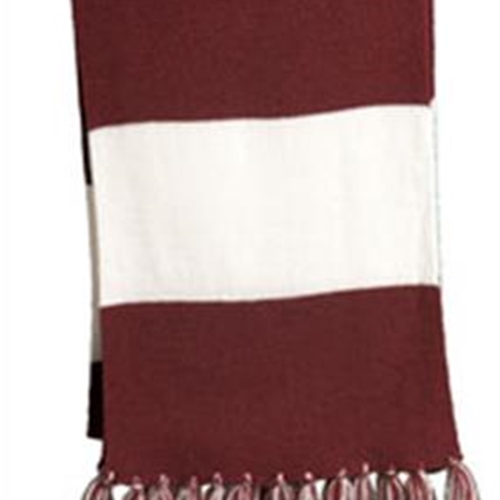 Siena Catholic Academy Maroon/White Scarf