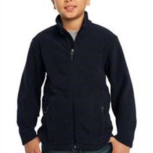 St. Rita School Youth Navy Full Zip Fleece