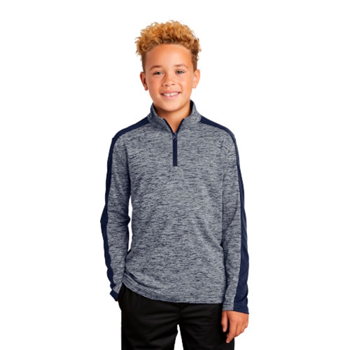St. Rita School Youth  True Navy Electric/True Navy 1/4 Zip - $32.00