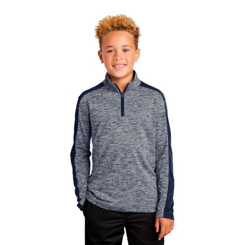 St. Rita School Youth  True Navy Electric/True Navy 1/4 Zip