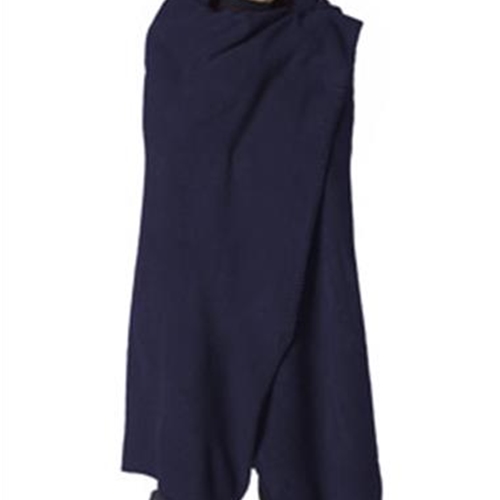 St. Rita School Navy Fleece Blanket with Strap