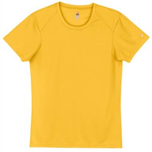 St. Rita School Ladies Gold Performance Tee