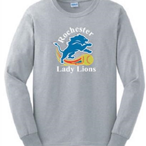 Rochester Lady Lions Adult L/S 100% Cotton Tee