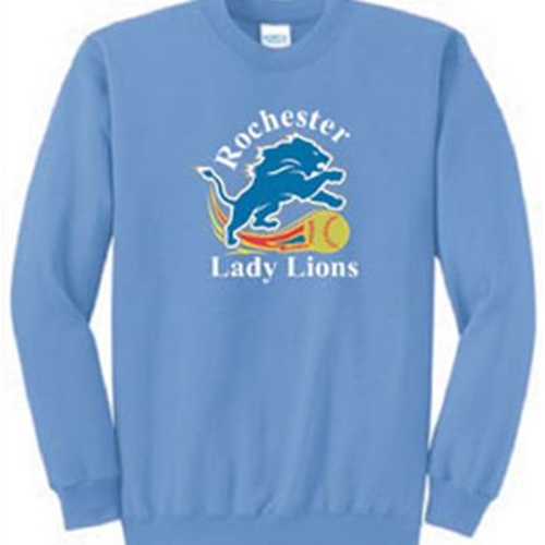 Rochester Lady Lions Adult Crewneck Sweatshirt