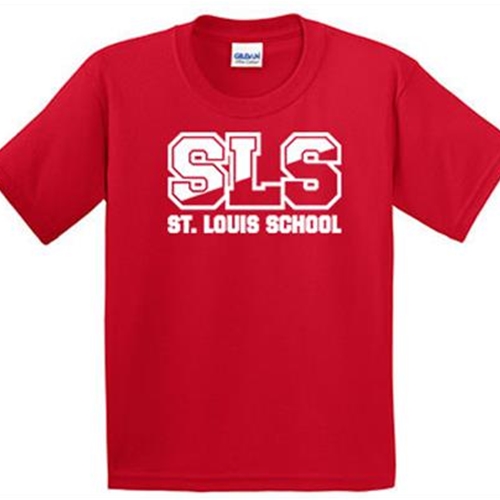 St. Louis School Adult T-Shirt SLS 1 Color Imprint