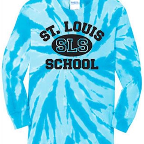 St. Louis School Youth Tie Dye Shirt - Turquoise