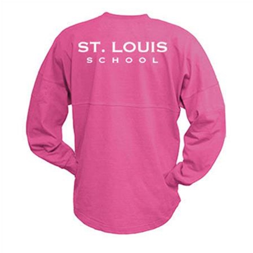 St. Louis School Youth Girls Fuchsia Long Sleeve Jersey