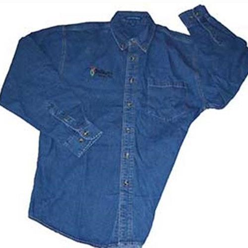 Trillium Health Mens Denim Shirt