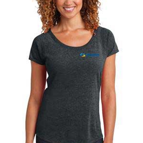 eHealth Technologies Ladies Tri Blend Scoop Tee