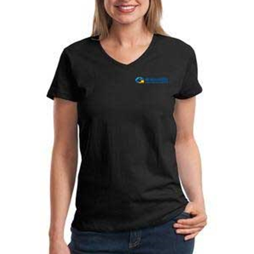 eHealth Technologies Ladies V Neck Tee