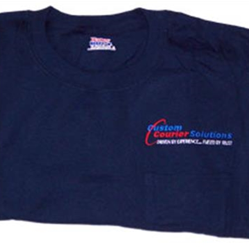 Custom Courier Solutions Adult Pocket T Shirt
