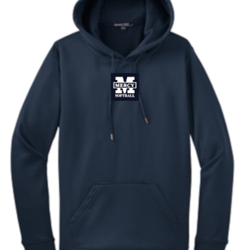 Mercy Softball Adult Fleece Hooded Pullover