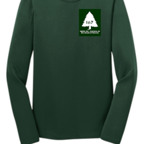 Troop 167 Youth Long Sleeve Performance Tee