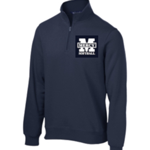 Mercy Softball Adult 1/4 Zip Sweatshirt