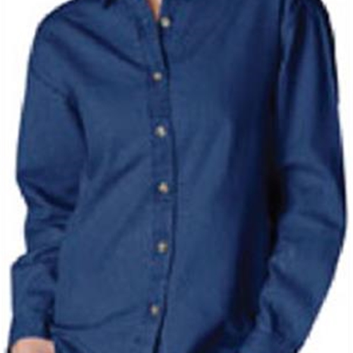 Provision Wear Ladies Long Sleeve Denim Shirt