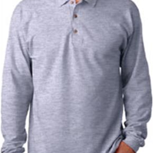 Provision Wear Mens Long Sleeve Pique Polo