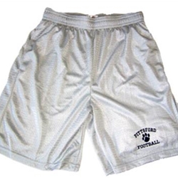 Pittsford Football Adult Silver Grey Badger Shorts
