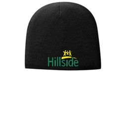 Hillside Service Solutions Adult Black Fleece Lined Beanie - $9.00