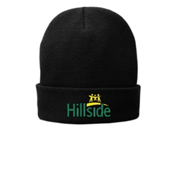 Hillside Service Solutions Adult Black Winter Knit Hat - $8.75