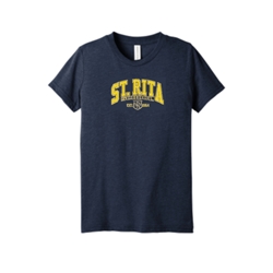 *New* St. Rita School Youth Triblend T-Shirt - $14.00