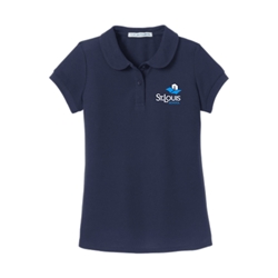 *Uniform* Girls Silk Touch Peter Pan Collar Polo - $26.00