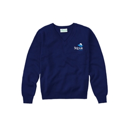 Youth Unisex Long Sleeve V-Neck Sweater - $56.00