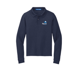 *Uniform* Youth Blend Long Sleeve Polo - $30.00