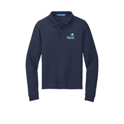 *Uniform* Youth Blend Long Sleeve Polo - $25.00