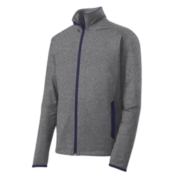 Adult Stretch Contrast Full-Zip Jacket - $44.00