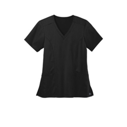 Wink Women's Black Premiere Flex V-Neck Scrub Top - $30.00