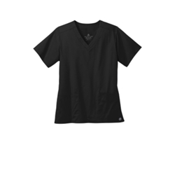 Wink Women's Black WorkFlex V-Neck Scrub Top - $28.00