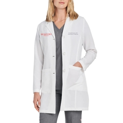 Women's Four-Pocket 34" Mid-Length Lab Coat