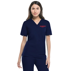 Unisex 1-Pocket Tuckable V-Neck Top
