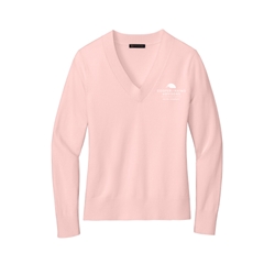 Brooks Brothers Women's Cotton Stretch V-Neck Sweater - $74.00