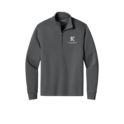 Adult Signature Double Pique 1/4 Zip - $40.00
