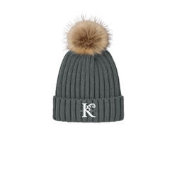 Faux Fur Pom Beanie - $14.00